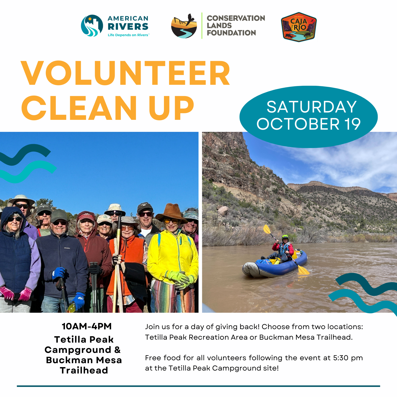 Tetilla Peak Campground and Buckman Mesa-Otowi Peak Trailhead Clean-Up