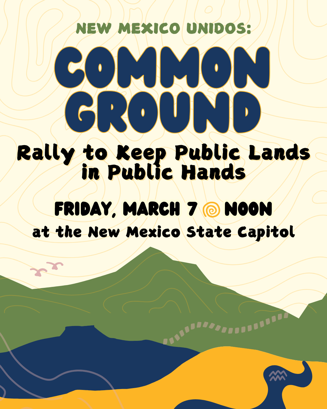 New Mexico Unidos: Common Ground – Rally To Keep Public Lands in Public Hands