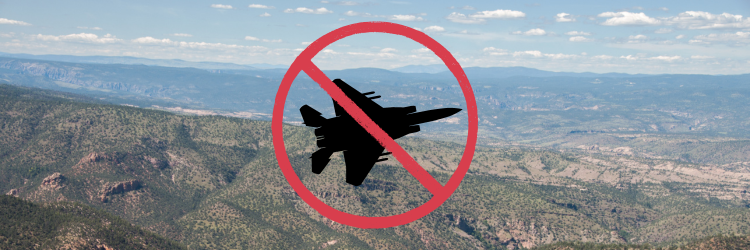 Conservation Groups Oppose Air Force Proposal for Low Elevation and Supersonic Airspace Over Rural Communities and Tribal Lands in Southern Arizona and Southwest New Mexico 