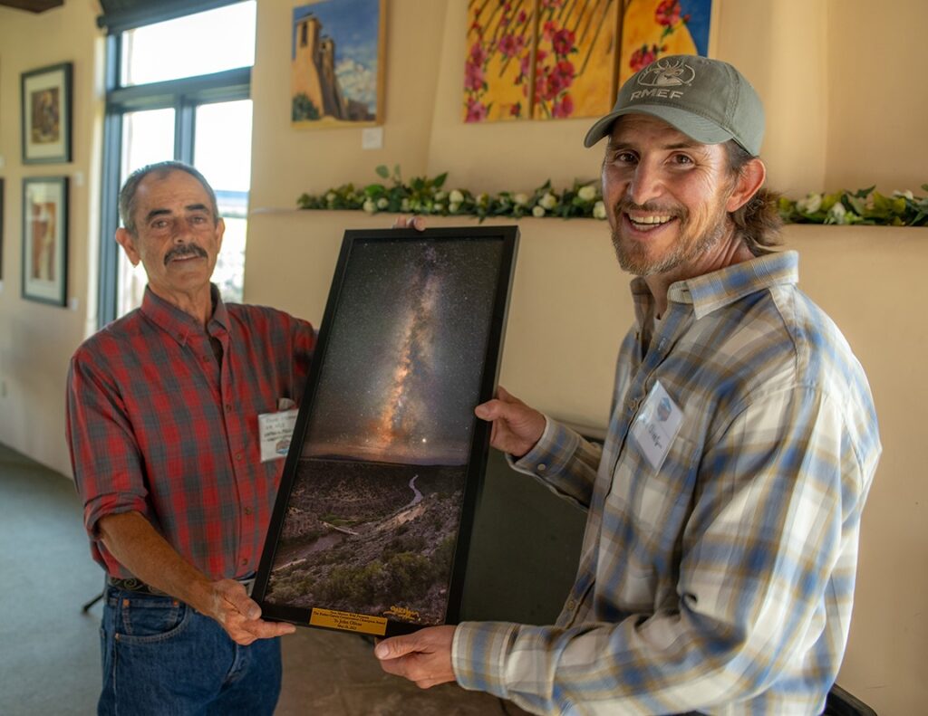 New Mexico Wild Presents the Inaugural Esther Garcia Conservation Champion Award to John Olivas
