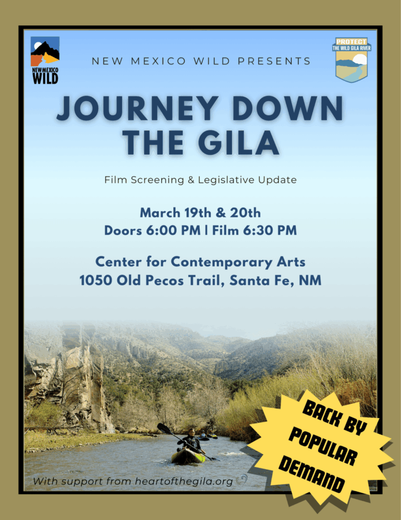 Journey Down the Gila Film Screening – Santa Fe