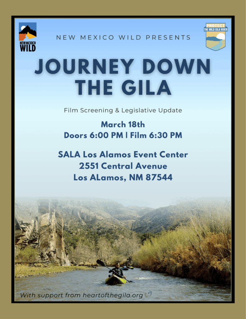 Journey Down the Gila Film Screening – Los Alamos